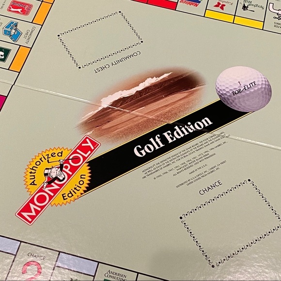 Hasbro Monopoly Golf Edition Rare - Picture 4 of 12